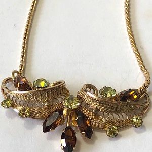 Can Del designer “V” neck costume  necklace